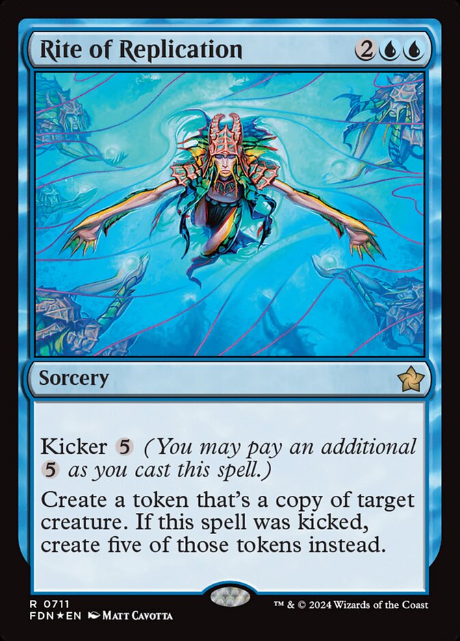 Rite of Replication 711/291 (Foundations)  - Foil | Good Games Morley