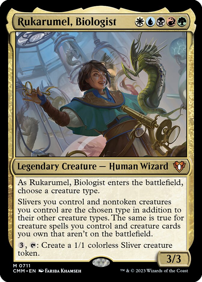 Rukarumel, Biologist 711/451 (Commander Masters)  - Foil | Good Games Morley