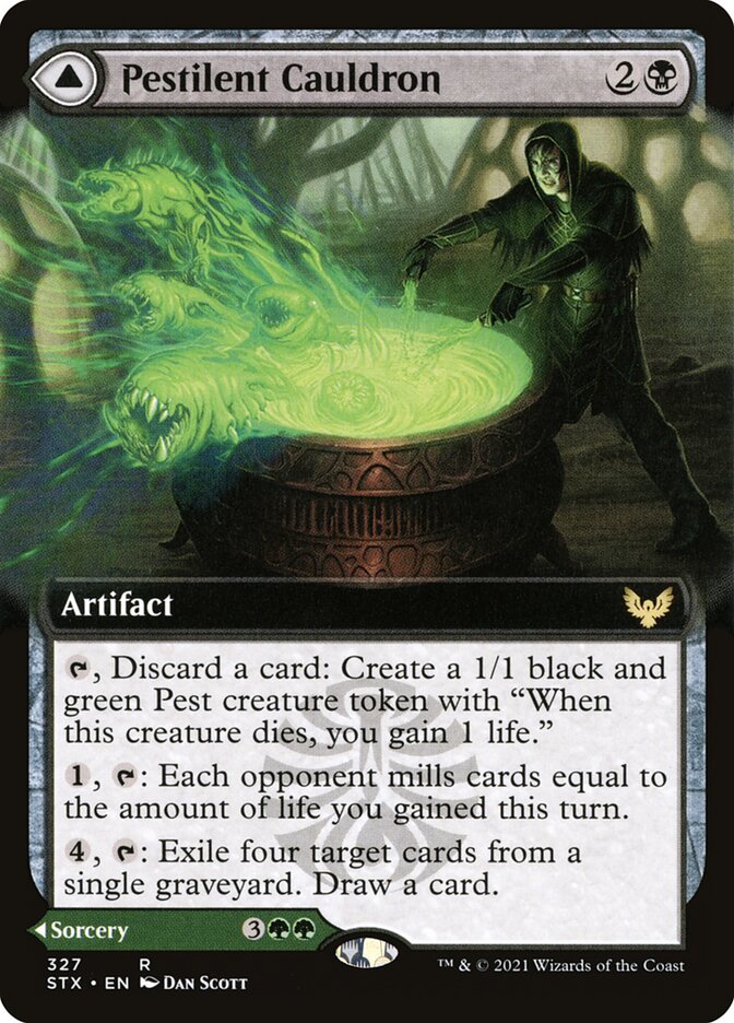 Pestilent Cauldron // Restorative Burst 327 (Strixhaven: School of Mages)  | Good Games Morley