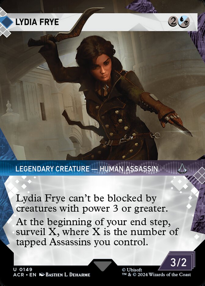 Lydia Frye 149/110 (Universes Beyond: Assassin's Creed)  - Showcase Foil | Good Games Morley