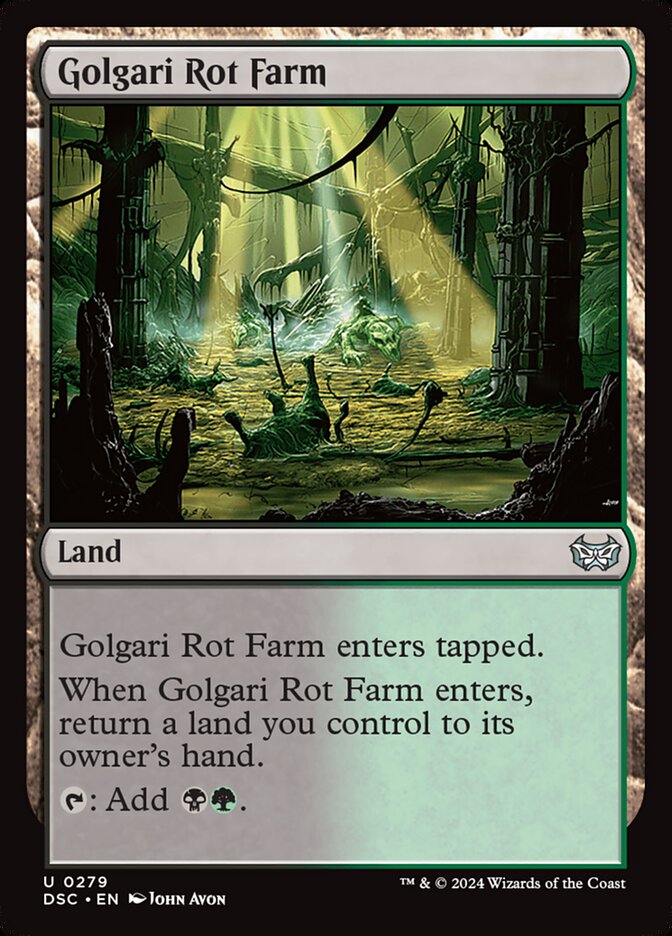 Golgari Rot Farm 279 (Commander: Duskmourn: House of Horror)  | Good Games Morley