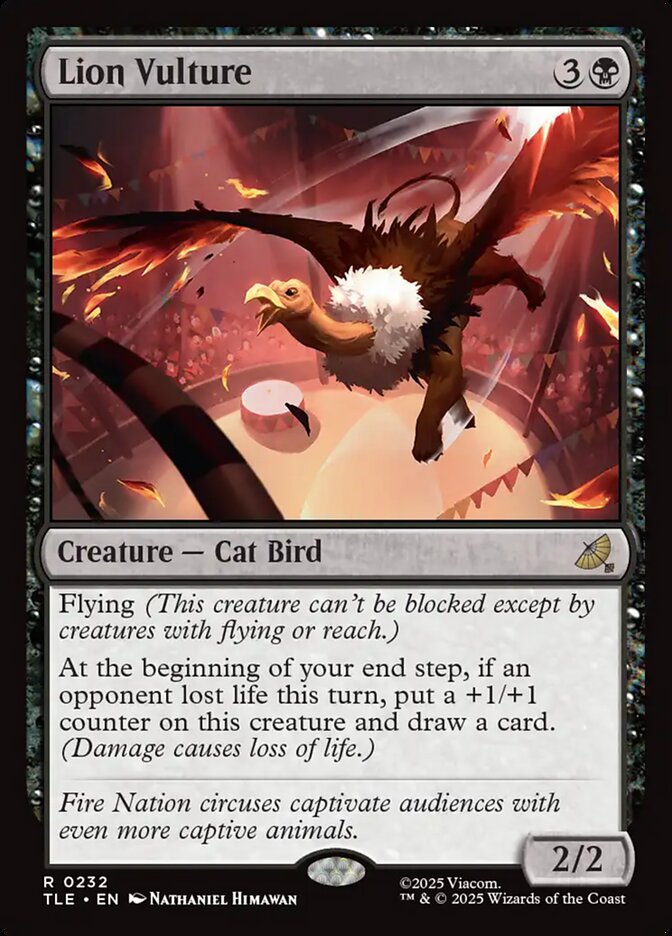 Lion Vulture 232 (Avatar: The Last Airbender: Eternal-Legal)  - Foil | Good Games Morley