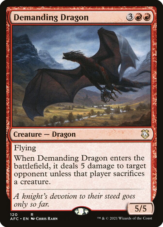 Demanding Dragon 120/62 (Commander: Adventures in the Forgotten Realms)  | Good Games Morley
