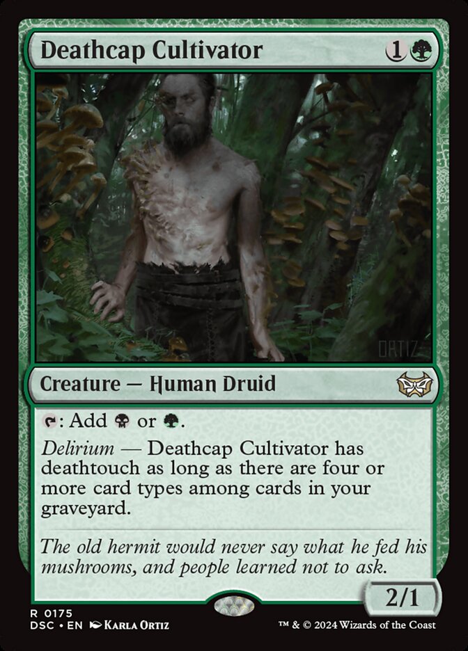 Deathcap Cultivator 175/40 (Commander: Duskmourn: House of Horror)  | Good Games Morley