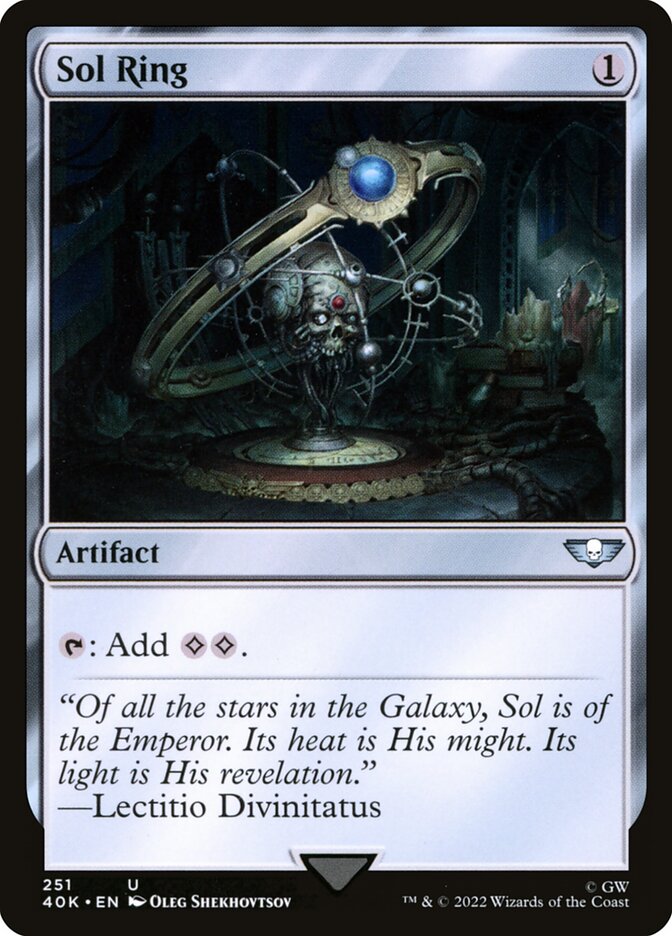 Sol Ring 251/617 (Universes Beyond: Warhammer 40,000)  | Good Games Morley