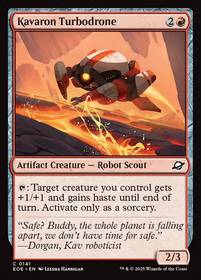 Kavaron Turbodrone 141/276 (Edge of Eternities)  - Foil | Good Games Morley