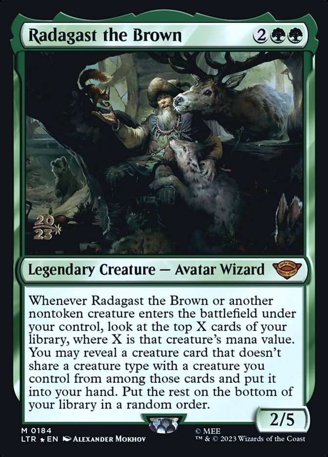 Radagast the Brown 184s/86 (Prerelease Cards)  - Foil | Good Games Morley
