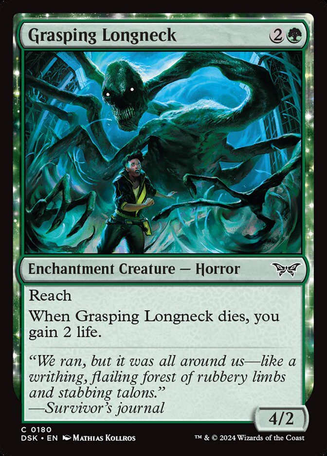 Grasping Longneck 180/286 (Duskmourn: House of Horror)  | Good Games Morley