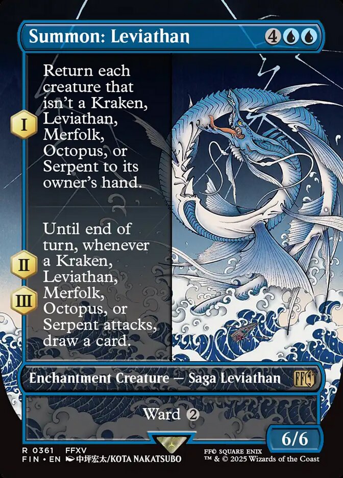 Summon: Leviathan 361 (FINAL FANTASY)  - Borderless Foil | Good Games Morley