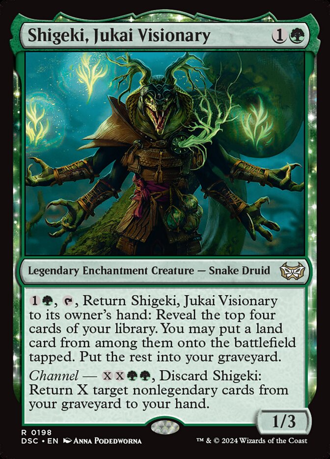 Shigeki, Jukai Visionary 198/40 (Commander: Duskmourn: House of Horror)  | Good Games Morley