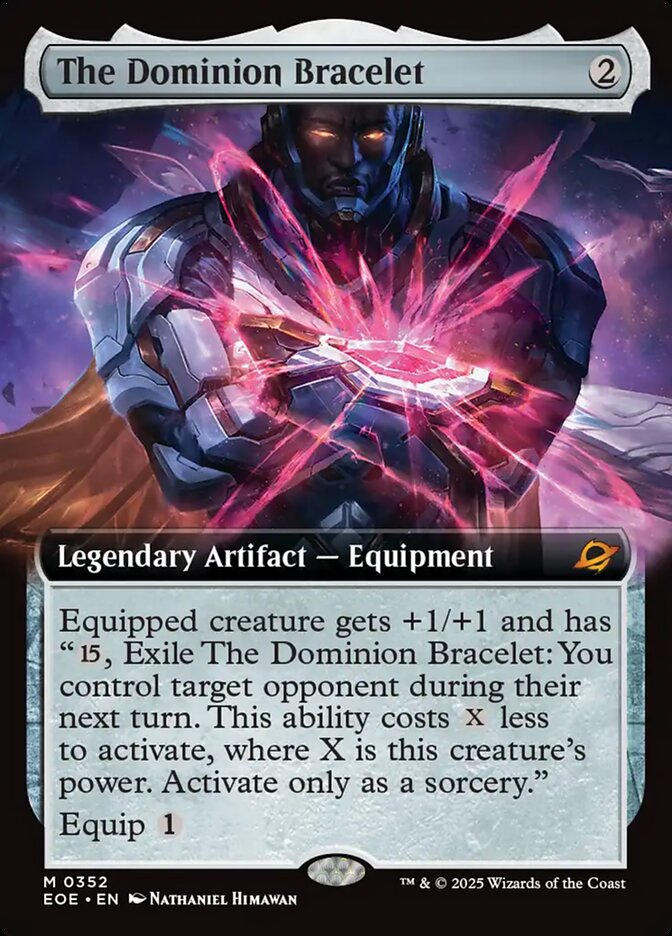 The Dominion Bracelet 352/276 (Edge of Eternities)  - Extended Art | Good Games Morley