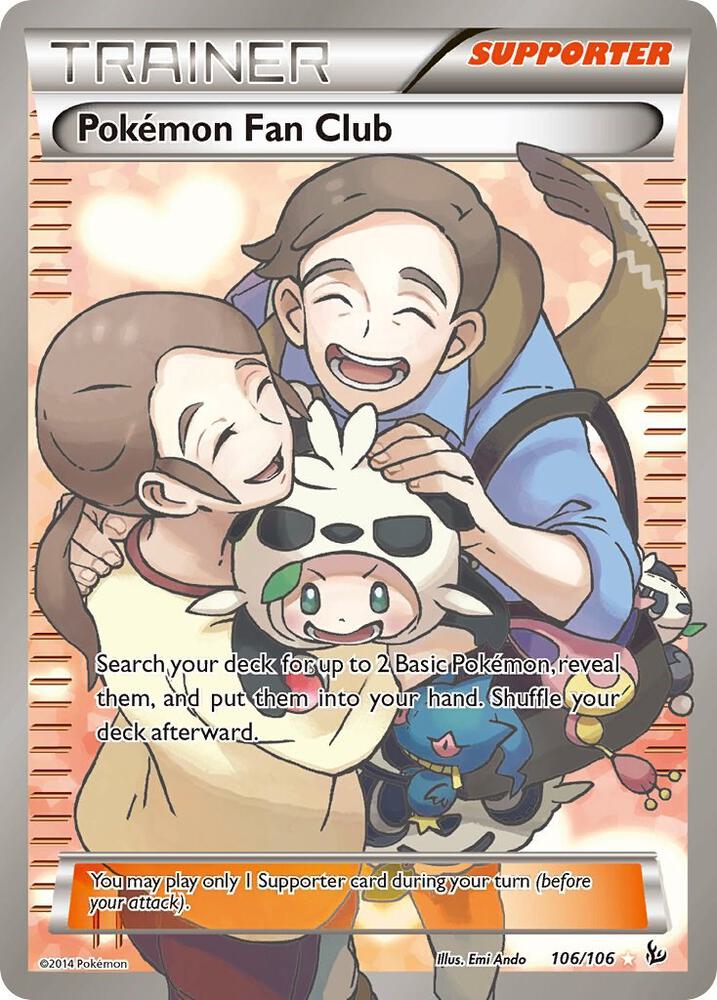 Pokemon Fan Club 106/106 (XY - Flashfire)  - Holofoil | Good Games Morley