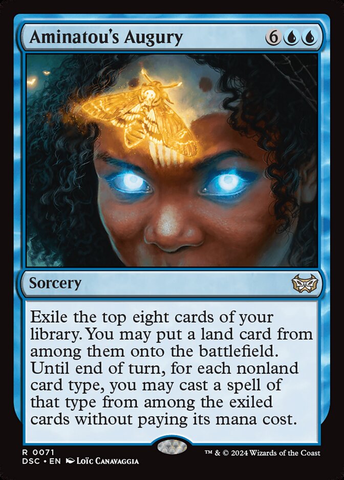 Aminatou's Augury 71 (Commander: Duskmourn: House of Horror)  | Good Games Morley