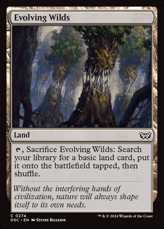 Evolving Wilds 274 (Commander: Duskmourn: House of Horror)  | Good Games Morley
