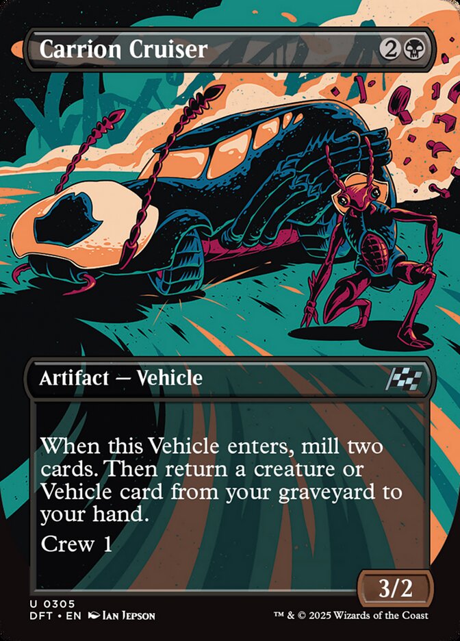 Carrion Cruiser 305/291 (Aetherdrift)  - Borderless Foil | Good Games Morley