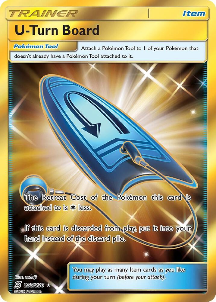 U-Turn Board Secret 255/236 (SM - Unified Minds)  - Holofoil | Good Games Morley