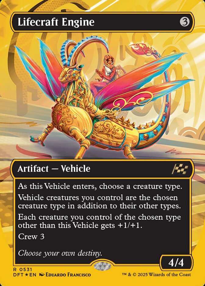 Lifecraft Engine 531/291 (Aetherdrift)  - Borderless First-Place Foil | Good Games Morley