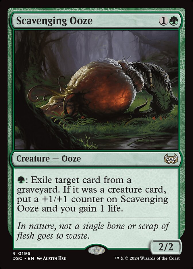 Scavenging Ooze 196/40 (Commander: Duskmourn: House of Horror)  | Good Games Morley