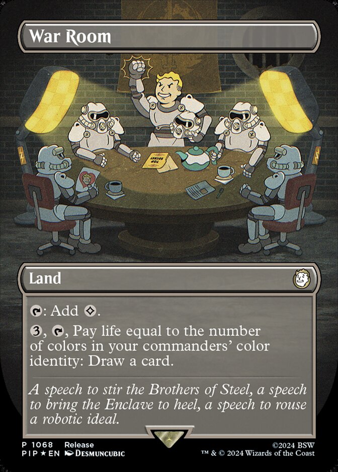 War Room Borderless 1068 (Launch Party & Release Event Promos)  - Foil | Good Games Morley