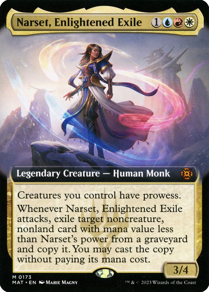 Narset, Enlightened Exile 173/50 (March of the Machine: The Aftermath)  - Extended Art Foil | Good Games Morley