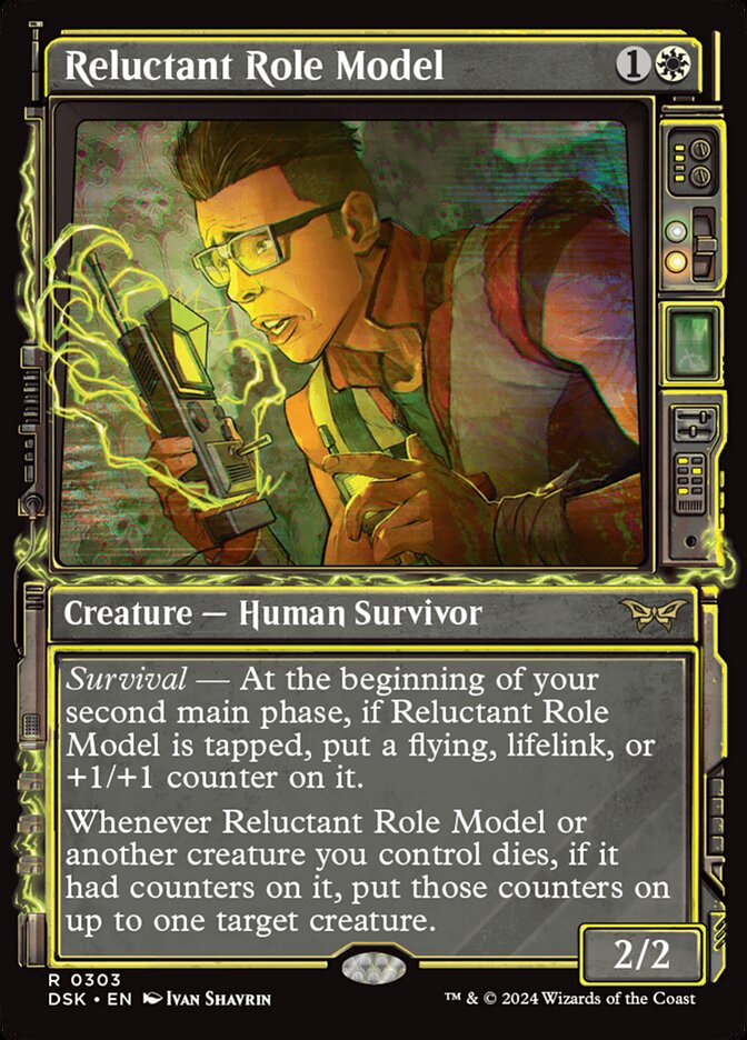 Reluctant Role Model 303 (Duskmourn: House of Horror)  - Showcase Foil | Good Games Morley