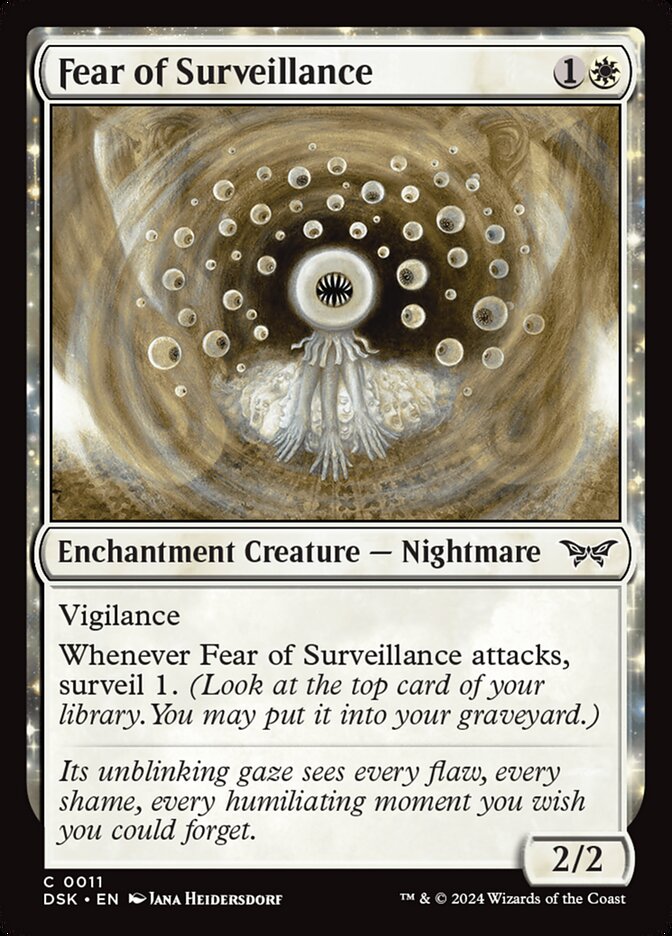 Fear of Surveillance 11/286 (Duskmourn: House of Horror)  | Good Games Morley