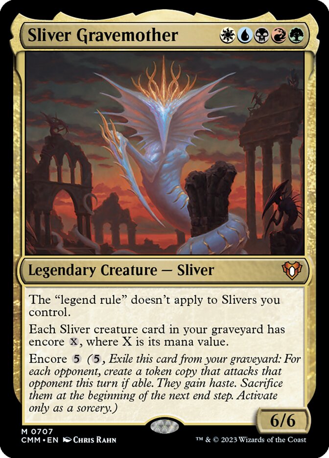 Sliver Gravemother 707 (Commander Masters)  - Foil | Good Games Morley