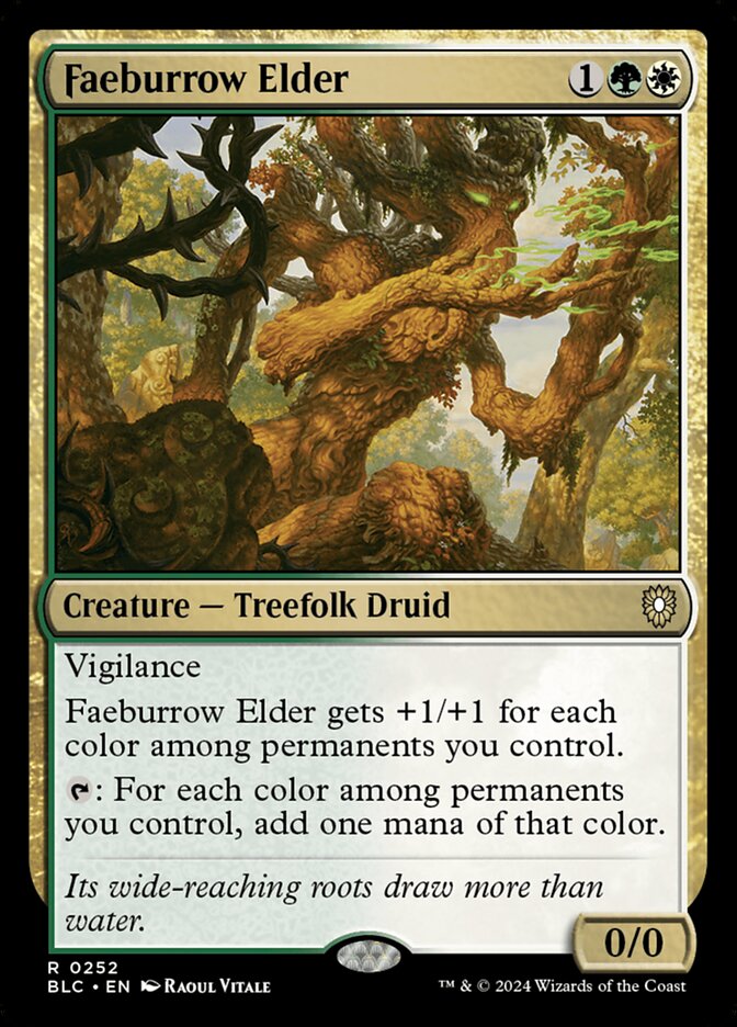 Faeburrow Elder 252 (Commander: Bloomburrow)  | Good Games Morley