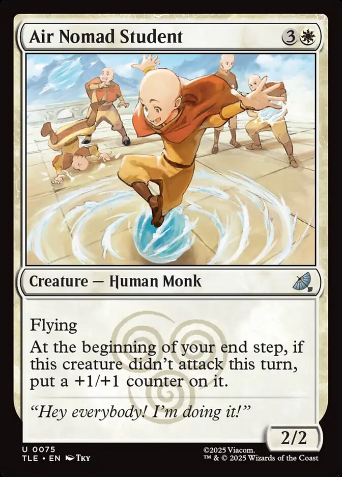 Air Nomad Student 75/317 (Avatar: The Last Airbender: Eternal-Legal)  - Foil | Good Games Morley
