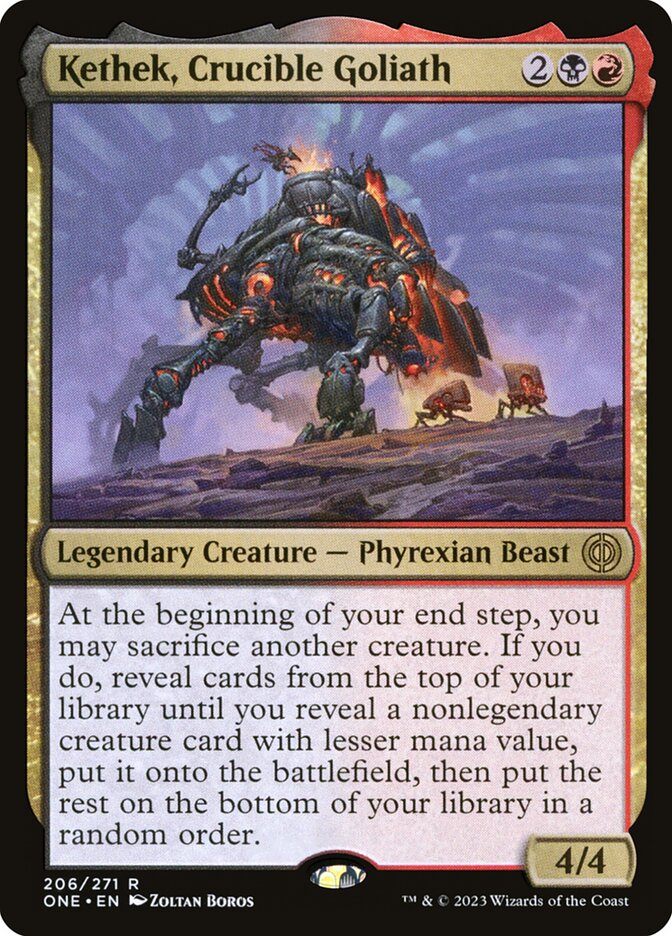 Kethek, Crucible Goliath 206/271 (Phyrexia: All Will Be One)  | Good Games Morley