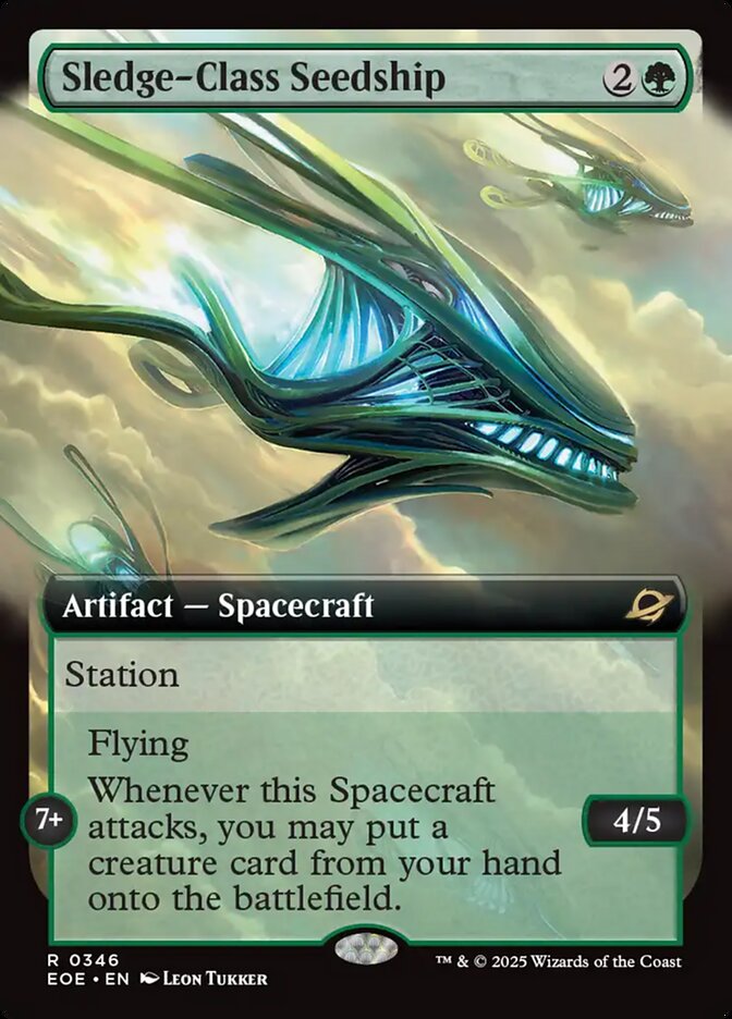 Sledge-Class Seedship 346/276 (Edge of Eternities)  - Extended Art | Good Games Morley