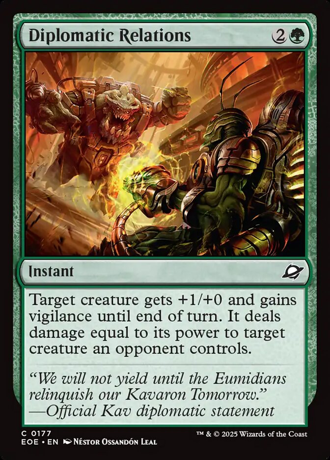 Diplomatic Relations 177/276 (Edge of Eternities)  - Foil | Good Games Morley