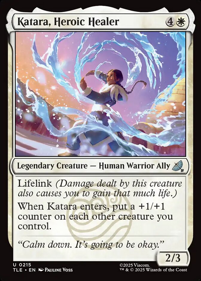 Katara, Heroic Healer 215/317 (Avatar: The Last Airbender: Eternal-Legal)  - Foil | Good Games Morley