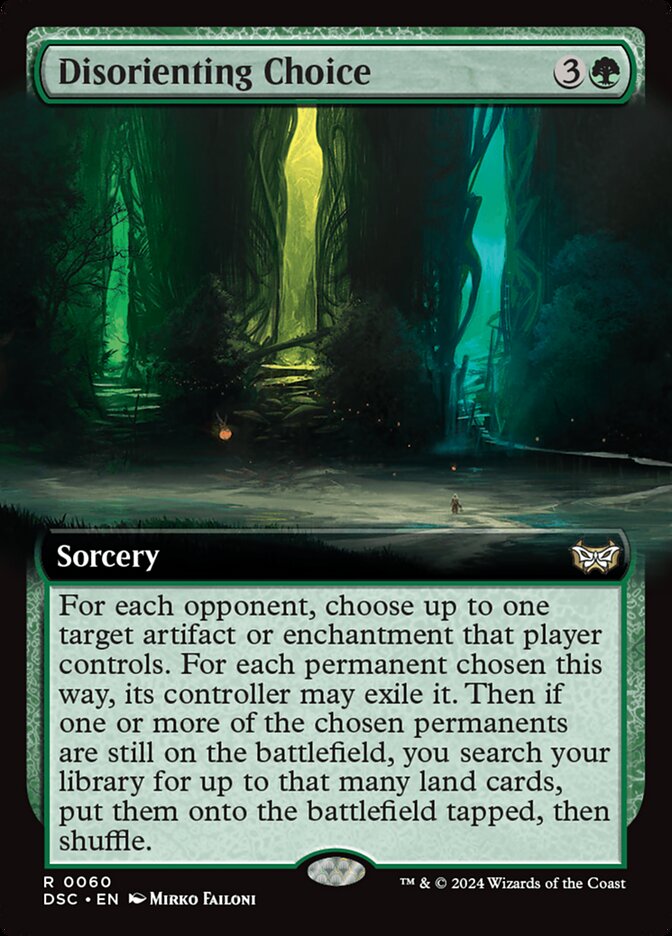 Disorienting Choice 60 (Commander: Duskmourn: House of Horror)  | Good Games Morley