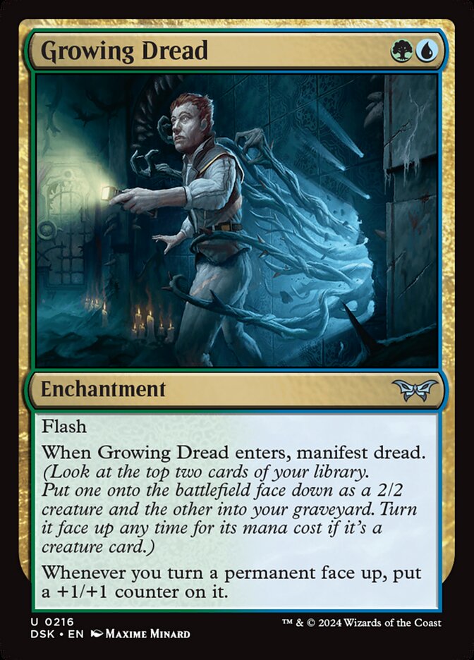 Growing Dread 216/286 (Duskmourn: House of Horror)  - Foil | Good Games Morley
