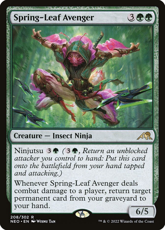 Spring-Leaf Avenger 208 (Kamigawa: Neon Dynasty)  | Good Games Morley