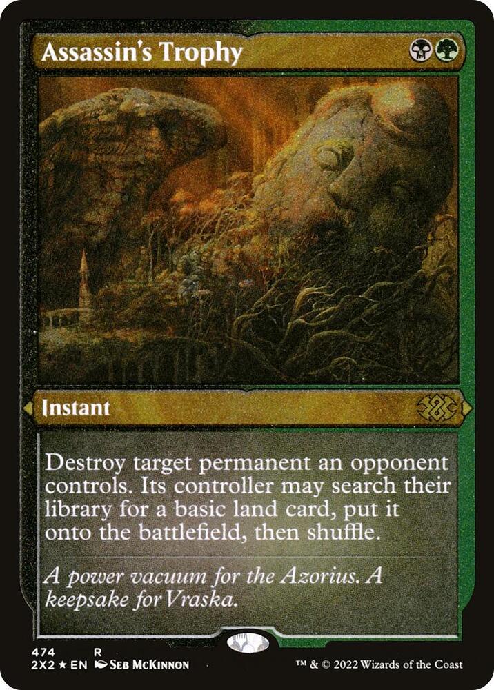 Assassin's Trophy 474 (Double Masters 2022)  - Etched Foil | Good Games Morley