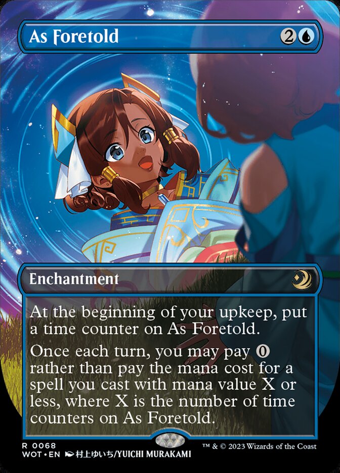 As Foretold 68 (Wilds of Eldraine: Enchanting Tales)  - Borderless | Good Games Morley