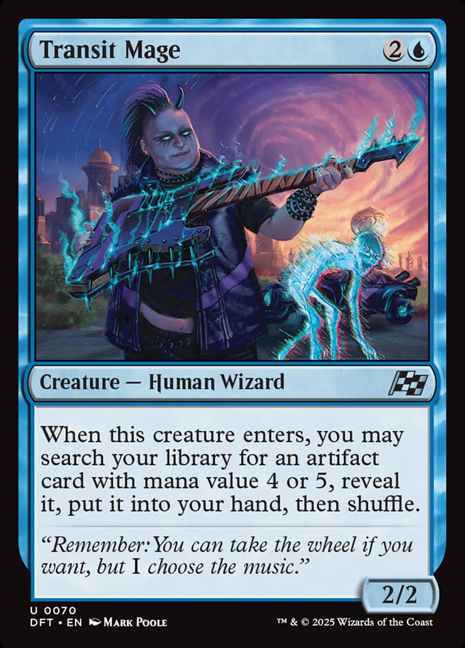 Transit Mage 70 (Aetherdrift)  - Foil | Good Games Morley