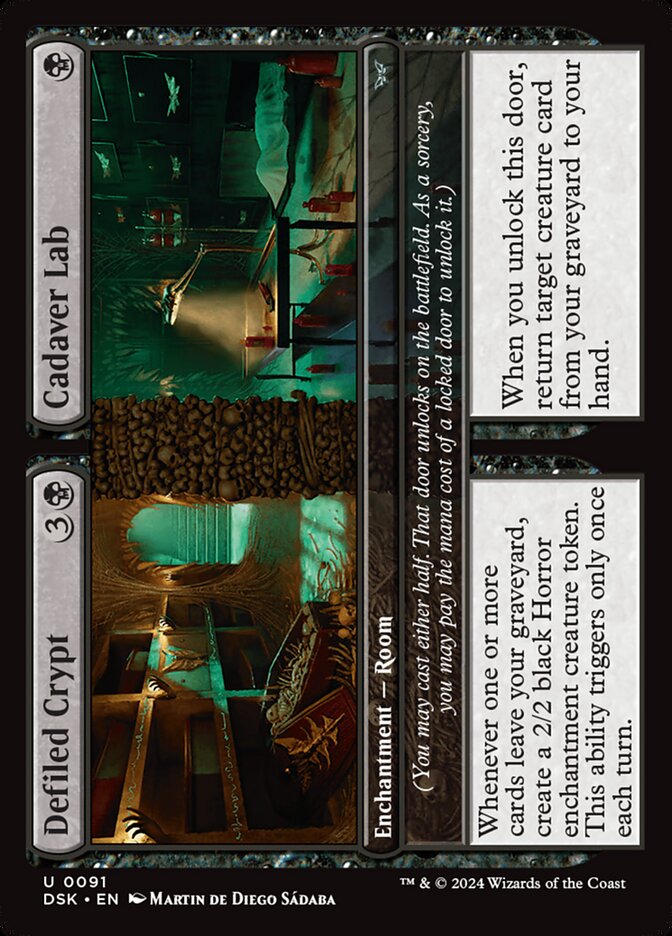 Defiled Crypt // Cadaver Lab 91 (Duskmourn: House of Horror)  | Good Games Morley