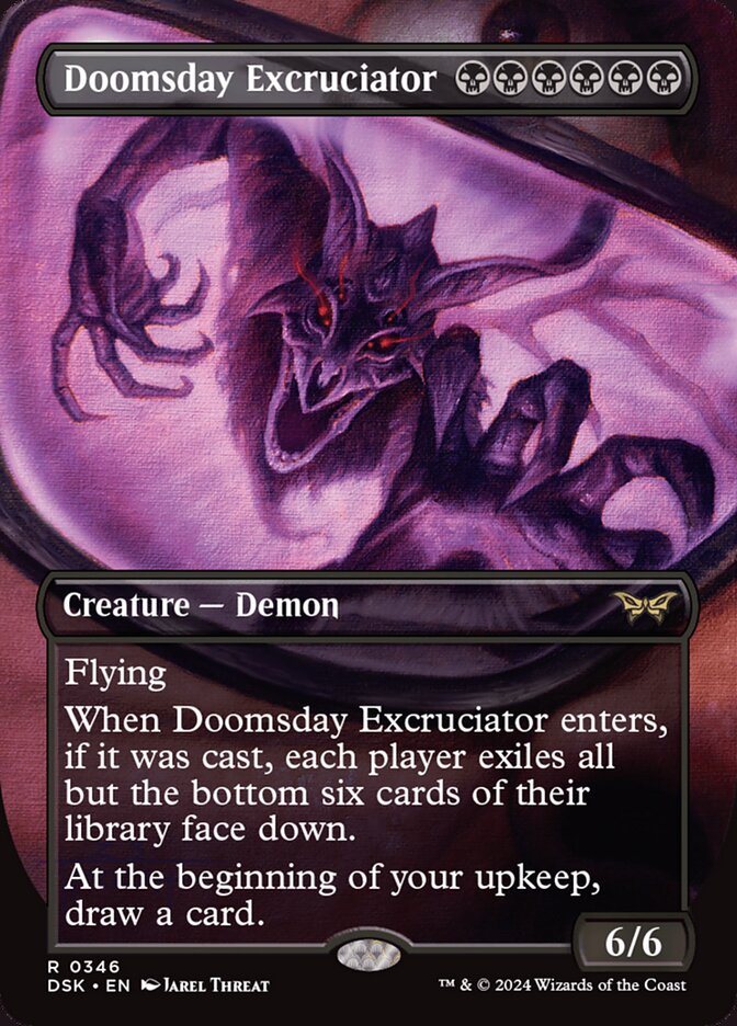 Doomsday Excruciator 346/286 (Duskmourn: House of Horror)  - Borderless | Good Games Morley