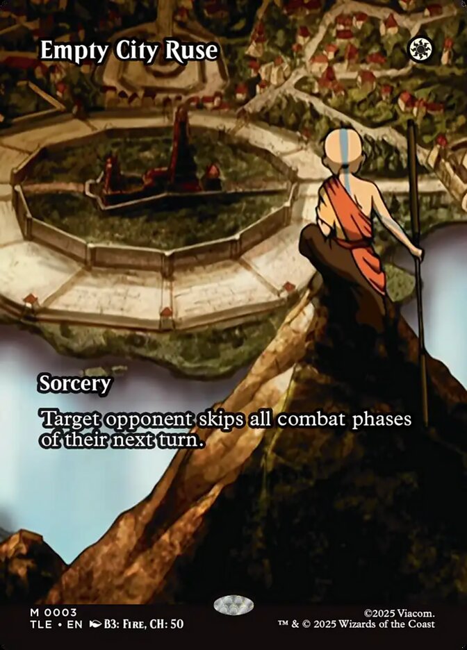 Empty City Ruse 3/317 (Avatar: The Last Airbender: Eternal-Legal)  - Borderless | Good Games Morley