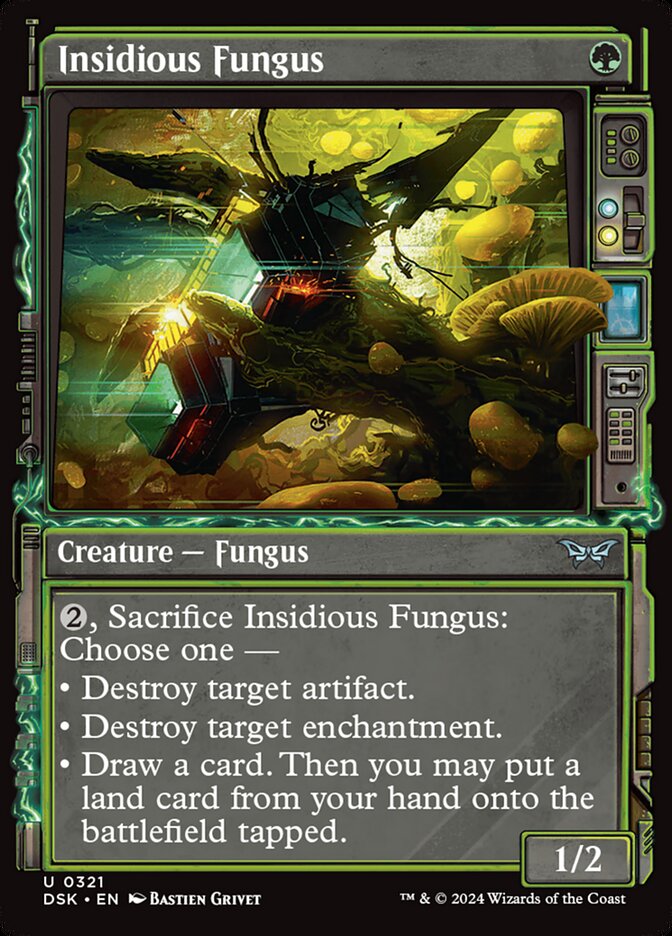 Insidious Fungus 321 (Duskmourn: House of Horror)  - Showcase Foil | Good Games Morley