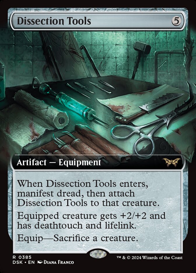 Dissection Tools 385/286 (Duskmourn: House of Horror)  - Extended Art Foil | Good Games Morley