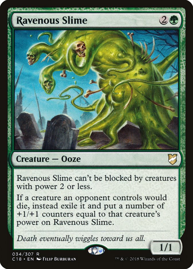 Ravenous Slime 34/307 (Commander 2018)  | Good Games Morley