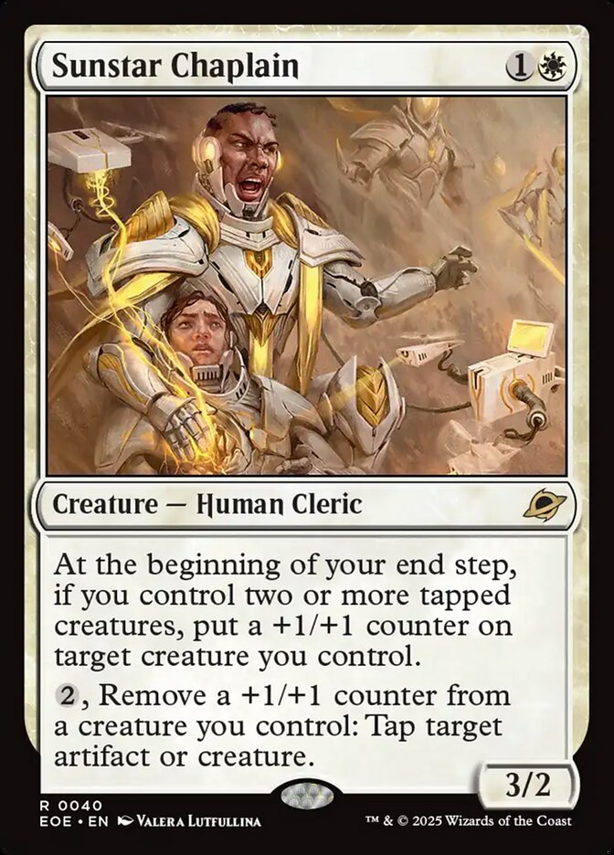 Sunstar Chaplain 40/276 (Edge of Eternities)  | Good Games Morley