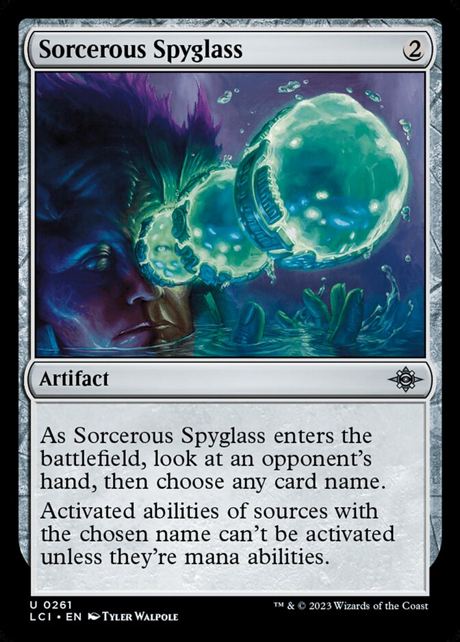 Sorcerous Spyglass 261/291 (The Lost Caverns of Ixalan)  - Foil | Good Games Morley