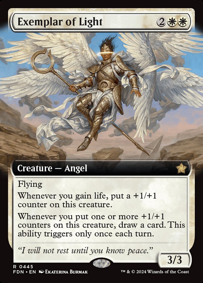 Exemplar of Light 445/291 (Foundations)  - Extended Art Foil | Good Games Morley