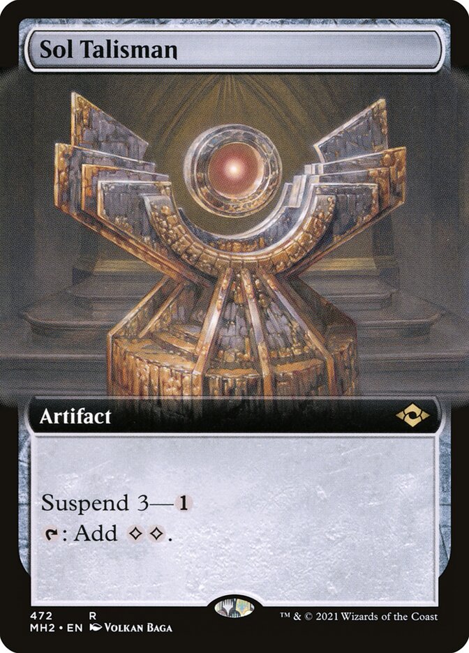Sol Talisman Extended Art 472 (Modern Horizons 2)  - Foil | Good Games Morley