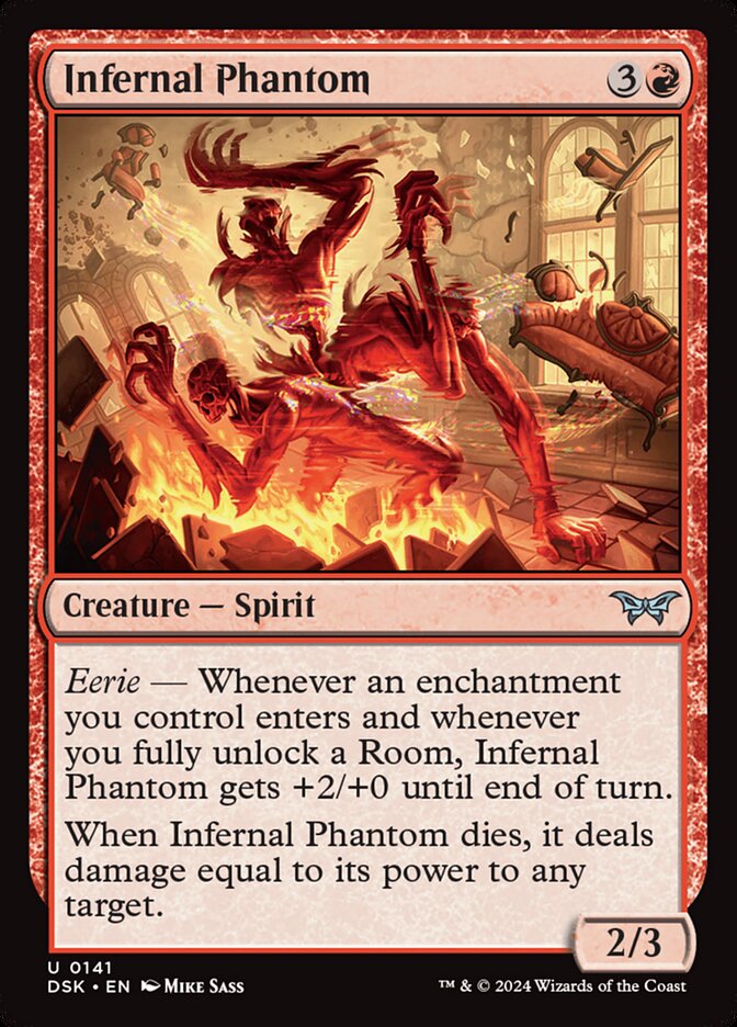Infernal Phantom 141/286 (Duskmourn: House of Horror)  | Good Games Morley